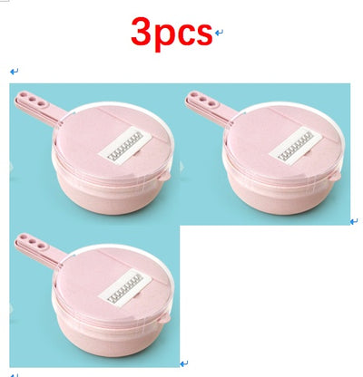 8 In 1 Mandoline Slicer Vegetable Slicer Potato Peeler Carrot Onion Grater With Strainer