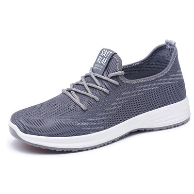 Men's And Women's Flying Woven Walking Shoes Old Beijing Cloth Shoes